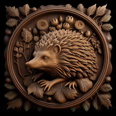 3D model hedgehog (STL)